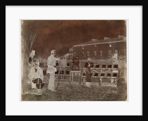 Reading Establishment (left hand side of panorama) by William Henry Fox Talbot