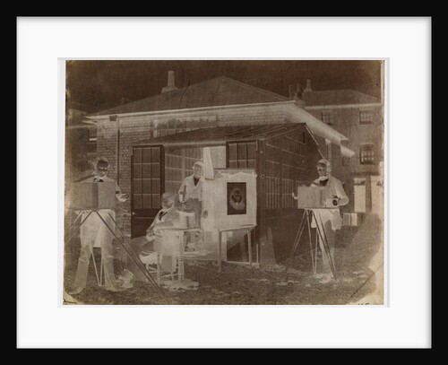 Reading Establishment (right hand side of panorama) by William Henry Fox Talbot