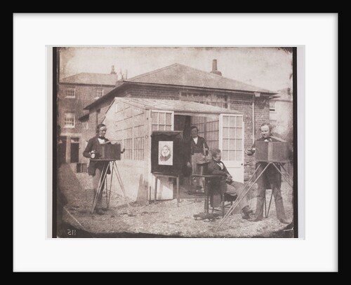 Reading Establishment (left hand side of panorama) by William Henry Fox Talbot