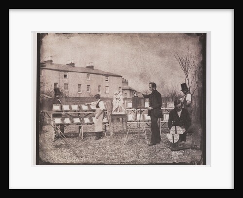 Reading Establishment (right hand side of panorama) by William Henry Fox Talbot