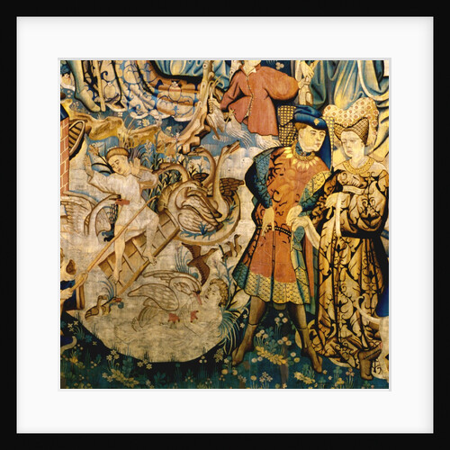 Devonshire Hunting Tapestry detail by Anonymous