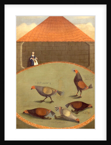 Cockfighting by Anonymous