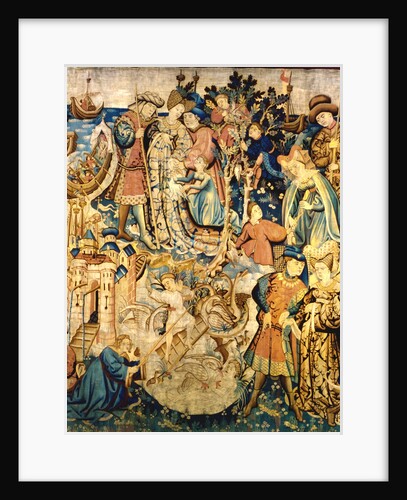 Devonshire Hunting Tapestry detail by Anonymous