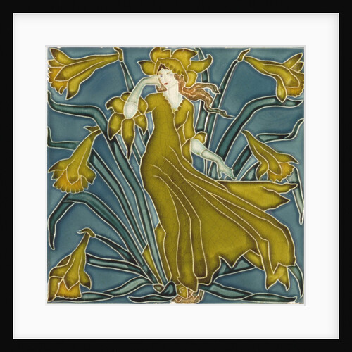 Daffodil tile by Walter Crane