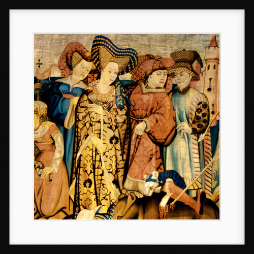 Devonshire Hunting Tapestry detail by Anonymous