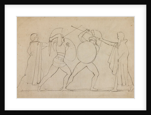 Hector and Ajax Separated by the Heralds by Flaxman