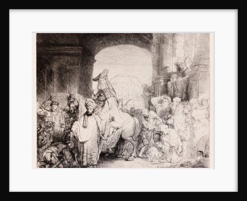 The Triumph of Mordecai by Rembrandt Harmensz van Ryn