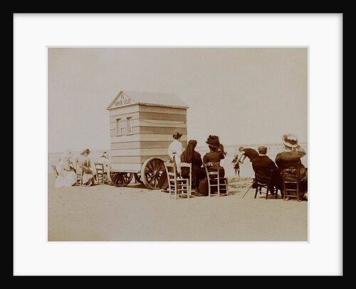 Sitting beside the Beach Huts by Andrew Pitcairn-Knowles