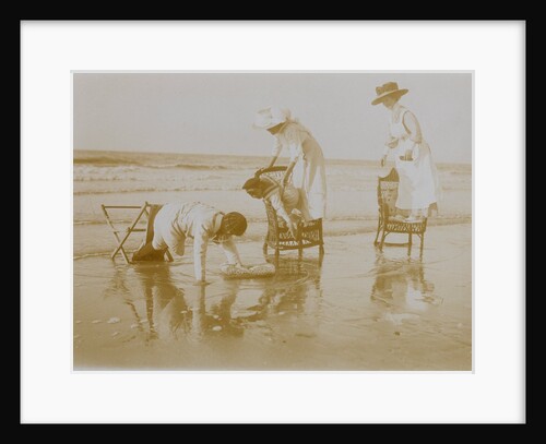 Women and Boys on Chairs in the Sea by Andrew Pitcairn-Knowles