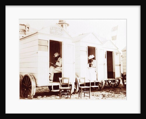 Sitting in the Beach Huts by Andrew Pitcairn-Knowles
