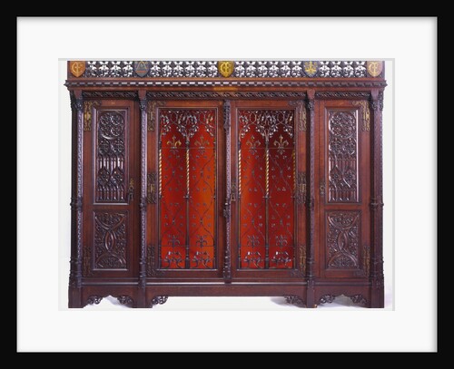Armoire Bookcase Cabinet by Augustus Welby Northmore Pugin