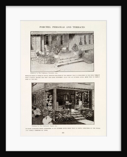 Porches, Pergolas and Terraces by unknown