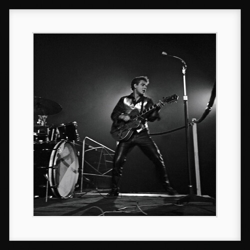 Eddie Cochran at Wembley Concert by Harry Hammond