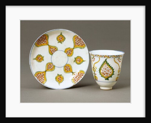 Coffee cup & saucer by Unknown