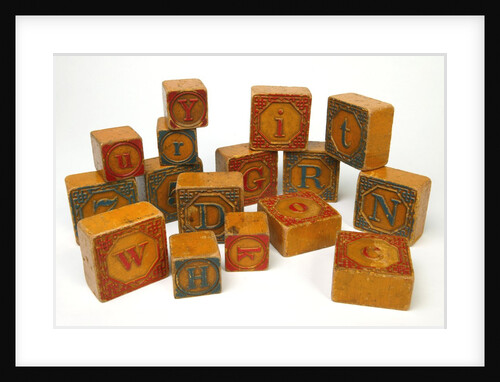 Alphabet building blocks by Unknown