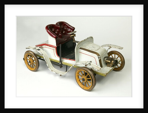 Clockwork toy Vintage open-top car by Gebruder Bing