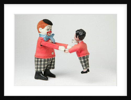 Clockwork dancing clowns by Schuco