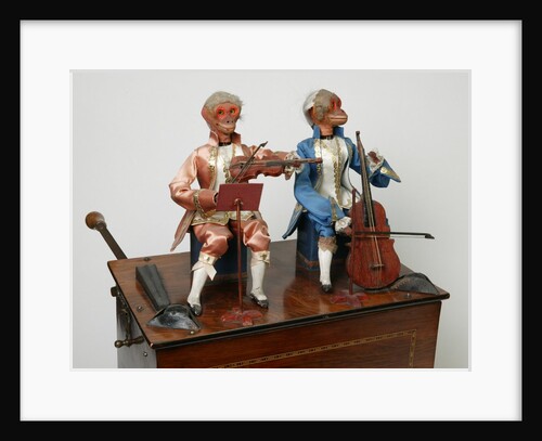 Automaton monkey musicians by Unknown