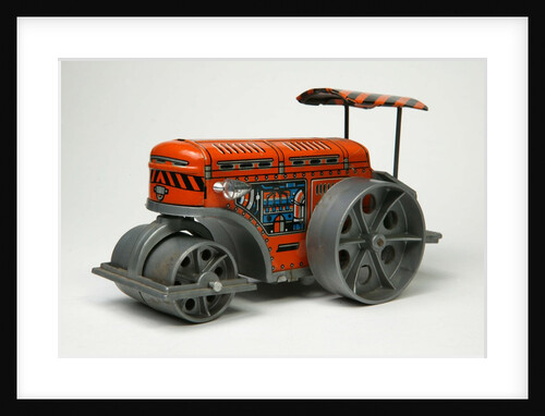 Clockwork toy steam roller by Unknown