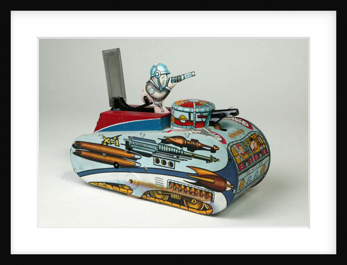 Clockwork space tank by Louis Marx & Co. Ltd
