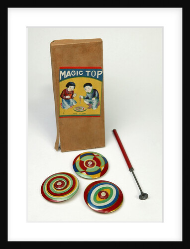 Set of spinning tops by Unknown