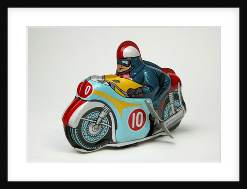 Clockwork toy motorcycle by Yoneya Toys Co. Ltd