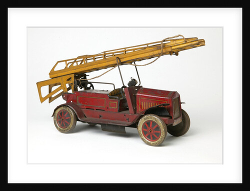 Clockwork toy fire engine by Johann Distler