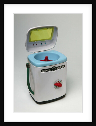 Clockwork toy washing machine by Unknown