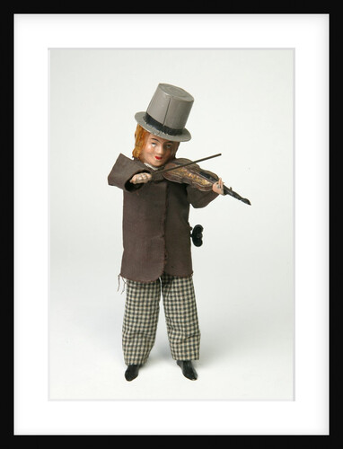 Clockwork toy violinist by Fernand Martin