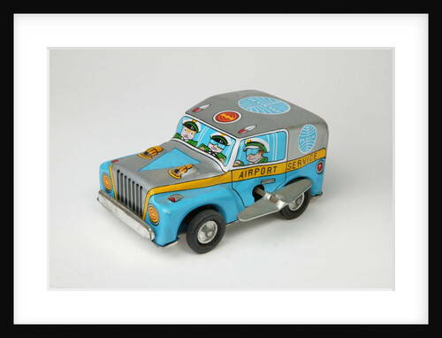 Clockwork toy Pan Am Airport service car by Unknown