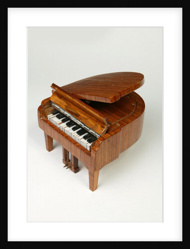 Musical box in the shape of a piano by William Sawyer