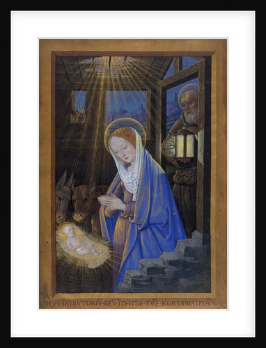 The Nativity by Jean Bourdichon