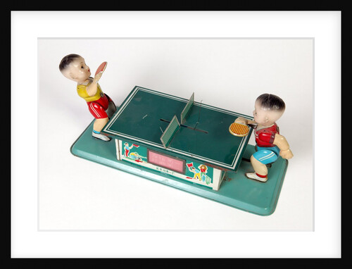 Mechanical table tennis toy by Unknown