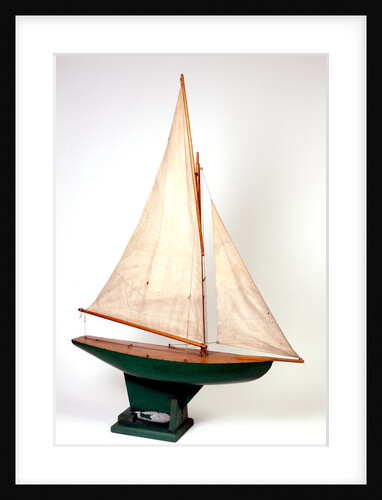 Model yacht by Unknown