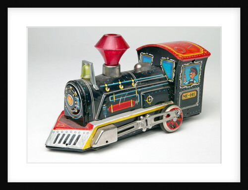 Mechanical toy train engine by Unknown