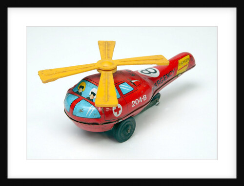 Mechanical toy helicopter by Unknown