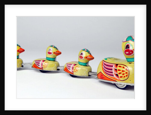 Clockwork toy duck and ducklings by Unknown