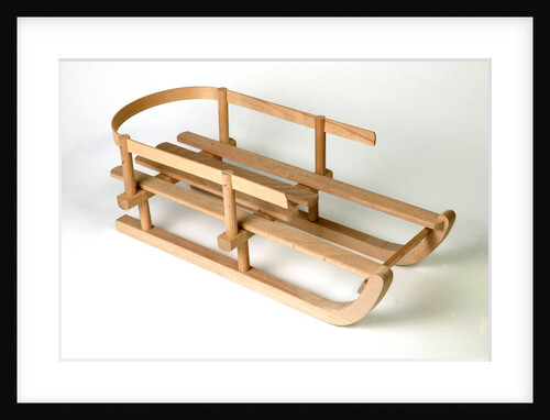 Toy toboggan by Unknown