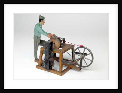 Toy scissor grinder by Unknown
