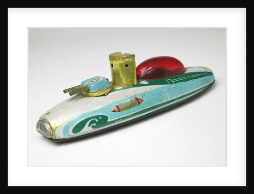 Mechanical toy submarine by Unknown