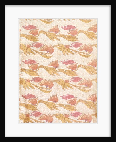 Cromer Bird furnishing fabric by Arthur Heygate Mackmurdo