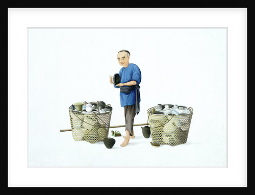 An earthenware seller by Unknown
