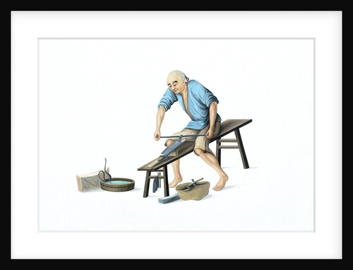 A knife sharpener by Unknown