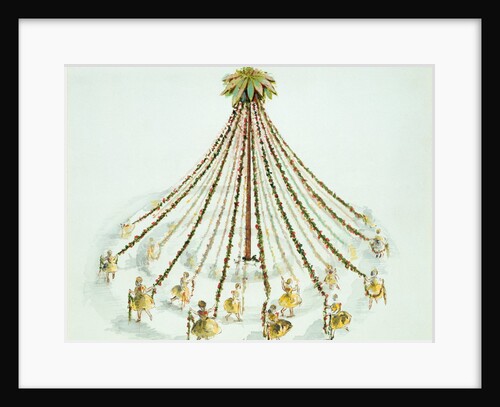 Design for a fairy maypole. England, mid-19th century by Unknown