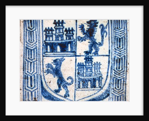 Tile. Spain, 17th century by Unknown