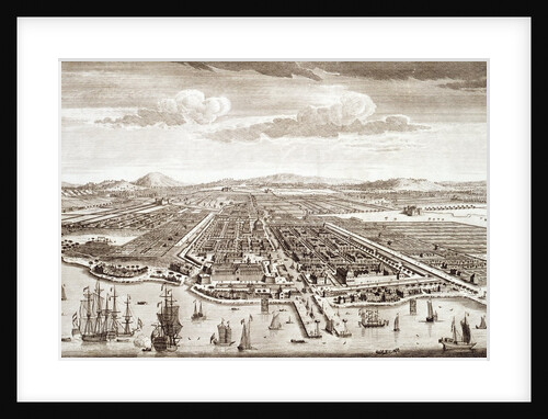 The City of Batavia in the Island of Java and Capital of all the Dutch factories & settlements in the East Indies by Unknown