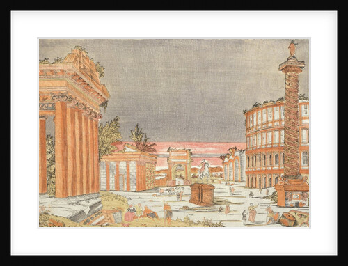 The Roman Forum by Utagawa Toyoharu