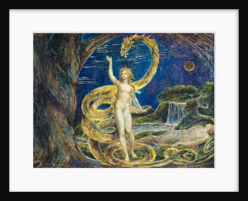 Eve tempted by the serpent by William Blake