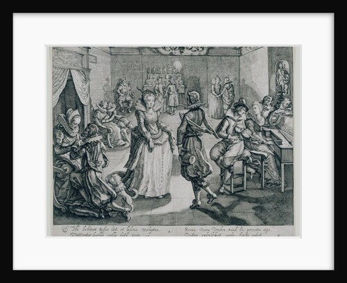 A Feast in the House of the Rich Man by Crispijn de Passe