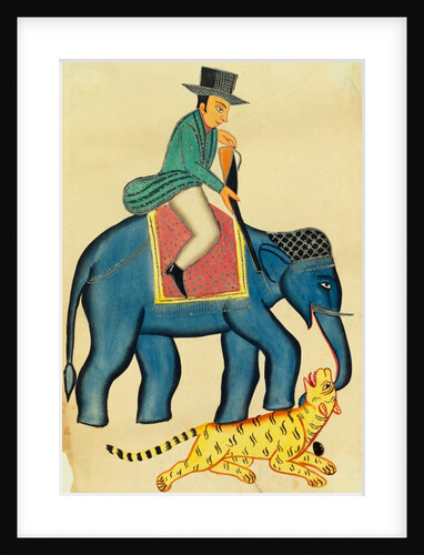 An Englishman on an Elephant by Unknown